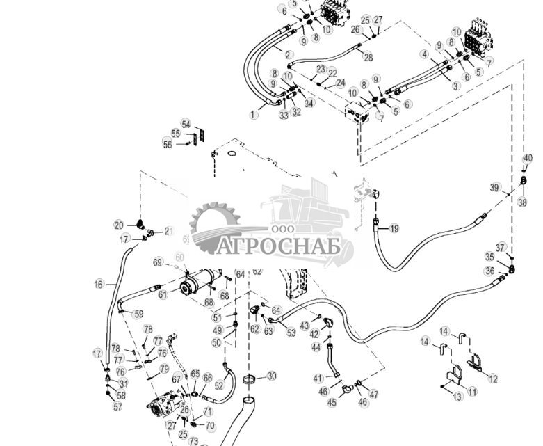 Трубопроводы главной гидравлической системы, стандартные органы управления ( - 676566) - ST874950 623.jpg